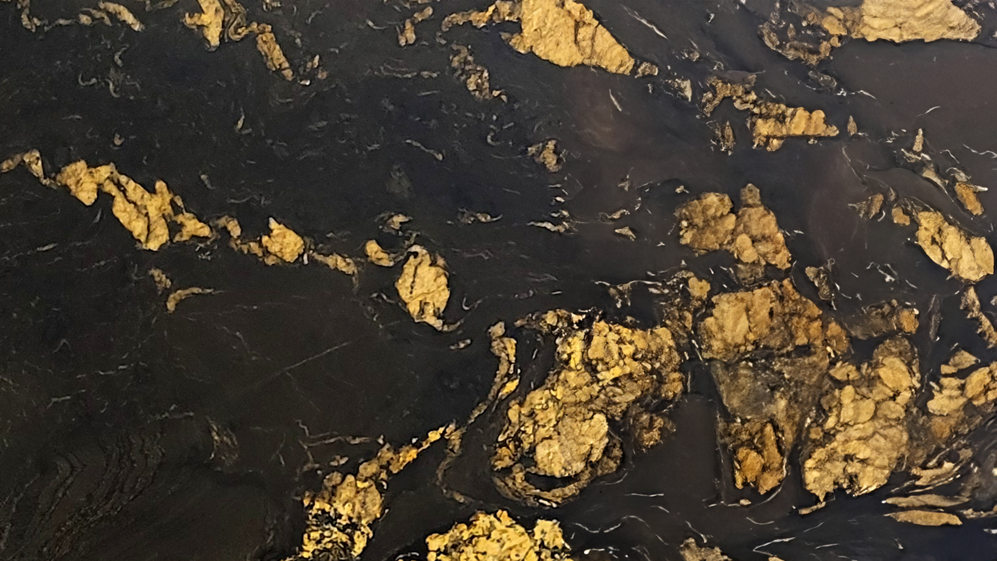 COSMIC BLACK YELLOW GRANITE | BRACHOT